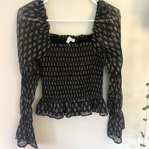 Boho Off Shoulder Blouse